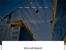 Tablet Screenshot of izollarinsaat.com